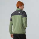 Мужская толстовка The North Face 100 Glacier Heavyweight Full-Zip Fleece 0A89JGDKI1 - зеленая-черная