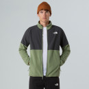 Мужская толстовка The North Face 100 Glacier Heavyweight Full-Zip Fleece 0A89JGDKI1 - зеленая-черная