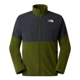 Мужская толстовка The North Face 100 Glacier Heavyweight Full-Zip Fleece 0A89JGM6D1 - серо-зеленая