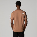 Футболка The North Face Easy 0A8A6C6E11 - коричневая