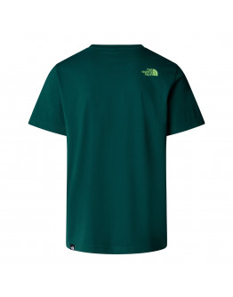 Мужская футболка The North Face Easy 0A8A6CA6O1 - зеленая