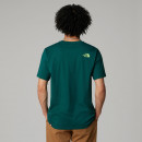 Мужская футболка The North Face Easy 0A8A6CA6O1 - зеленая