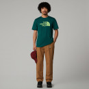 Мужская футболка The North Face Easy 0A8A6CA6O1 - зеленая