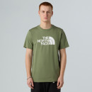 Мужская футболка The North Face Easy 0A8A6CBO91 - зеленая
