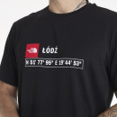 Футболка The North Face GPS Lodz 0A8B3DJK31 - черная