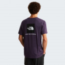 Мужская футболка The North Face Evolution NSE Box 0A8B6KG5O1 - фиолетовая
