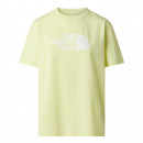 Женская футболка The North Face Evolution Half Dome 0A8B6UG6O1 - желтая