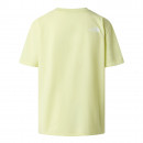 Женская футболка The North Face Evolution Half Dome 0A8B6UG6O1 - желтая