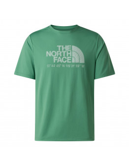Мужская футболка The North Face 24/7 0A8BEJG571 - зеленая
