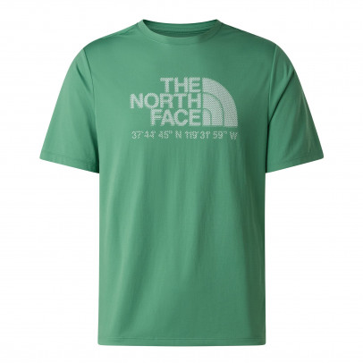 Мужская футболка The North Face 24/7 0A8BEJG571 - зеленая
