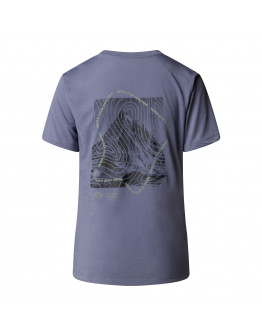 Женская футболка The North Face Foundation Half Dome 0A8BQZBTR1 - фиолетовая