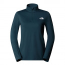 Женская футболка The North Face 1/4 Flex 0A8BRQBSA1 - зеленая