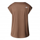Женская футболка The North Face Tanken 0A8BS21HX1 - коричневая