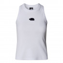 Женская футболка The North Face Slim Rib Tank 0A8BVTFN41 - белая