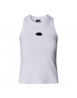 Женская футболка The North Face Slim Rib Tank 0A8BVTFN41 - белая
