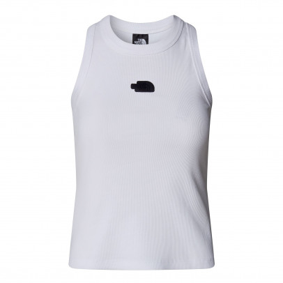 Женская футболка The North Face Slim Rib Tank 0A8BVTFN41 - белая
