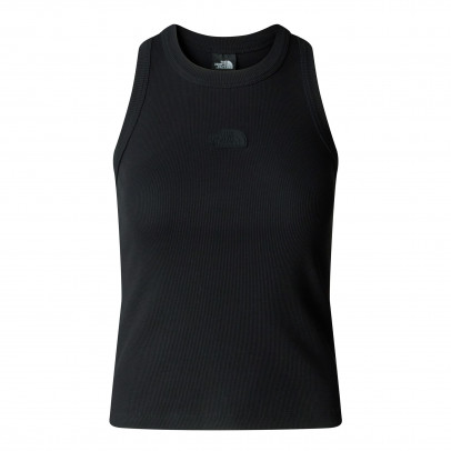Женская футболка The North Face Slim Rib Tank 0A8BVTJK31 - черная