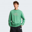 Мужская толстовка The North Face Drew Peak Light 0A8C1CMUA1 - зеленая