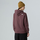 Женская толстовка The North Face Drew Peak Light 0A8C1DFAI1 - коричневая