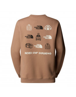 Женский свитер The North Face Outdoor 0A8C246IH1 - коричневый