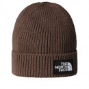 Шапка унисекс The North Face Logo Box Beanie 0A8CHE1OI1 - коричневая