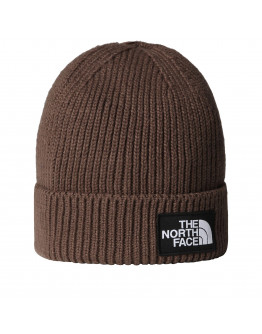 Шапка унисекс The North Face Logo Box Beanie 0A8CHE1OI1 - коричневая