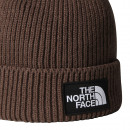Шапка унисекс The North Face Logo Box Beanie 0A8CHE1OI1 - коричневая