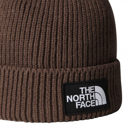 Шапка унисекс The North Face Logo Box Beanie 0A8CHE1OI1 - коричневая