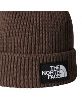 Шапка унисекс The North Face Logo Box Beanie 0A8CHE1OI1 - коричневая