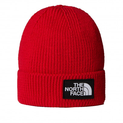 Шапка унисекс The North Face Logo Box Beanie 0A8CHE6821 - красная