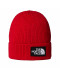 Шапка унисекс The North Face Logo Box Beanie 0A8CHE6821 - красная