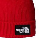 Шапка унисекс The North Face Logo Box Beanie 0A8CHE6821 - красная