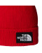 Шапка унисекс The North Face Logo Box Beanie 0A8CHE6821 - красная