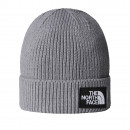 Шапка унисекс The North Face Logo Box Beanie 0A8CHEDYY1 - серая