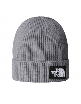 Шапка унисекс The North Face Logo Box Beanie 0A8CHEDYY1 - серая