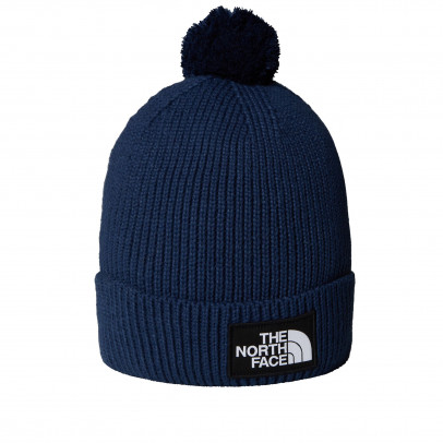 Шапка унисекс The North Face Logo Box Cuffed Beanie 0A8CHF8K21 - темно-синяя