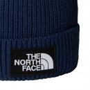 Шапка унисекс The North Face Logo Box Cuffed Beanie 0A8CHF8K21 - темно-синяя