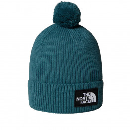 Шапка унисекс The North Face Logo Box Cuffed Beanie 0A8CHFBQ51 - зеленая
