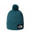 Шапка унисекс The North Face Logo Box Cuffed Beanie 0A8CHFBQ51 - зеленая