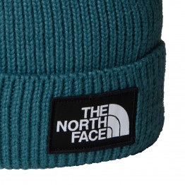 Шапка унисекс The North Face Logo Box Cuffed Beanie 0A8CHFBQ51 - зеленая