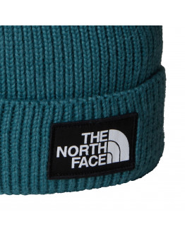 Шапка унисекс The North Face Logo Box Cuffed Beanie 0A8CHFBQ51 - зеленая