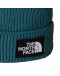 Шапка унисекс The North Face Logo Box Cuffed Beanie 0A8CHFBQ51 - зеленая