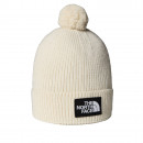 Шапка The North Face Logo Box Cuffed Beanie 0A8CHFQLI1 - белая