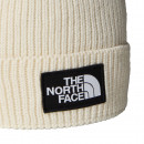Шапка The North Face Logo Box Cuffed Beanie 0A8CHFQLI1 - белая