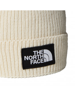 Шапка The North Face Logo Box Cuffed Beanie 0A8CHFQLI1 - белая