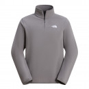 Мужская толстовка The North Face Glacier 1/4 Zip Fleece 0A8D0Q0UZ1 - серая