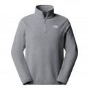 Мужская куртка The North Face Glacier 1/4 Zip Fleece 0A8D0QCQI1 - серая