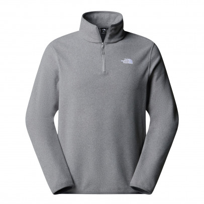 Мужская куртка The North Face Glacier 1/4 Zip Fleece 0A8D0QCQI1 - серая