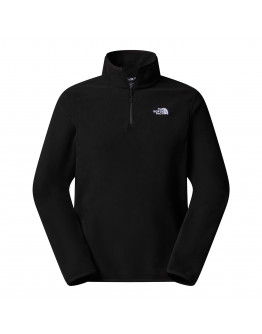Мужская толстовка The North Face Glacier 1/4 Zip Fleece 0A8D0QJK31 - черная