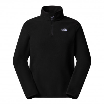 Мужская толстовка The North Face Glacier 1/4 Zip Fleece 0A8D0QJK31 - черная